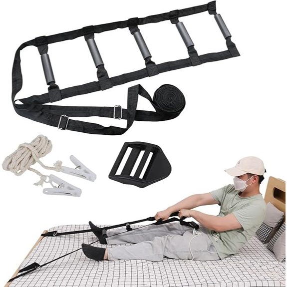 ZUEXT Bed Ladder Assist 160 Inch with 5 Handles
