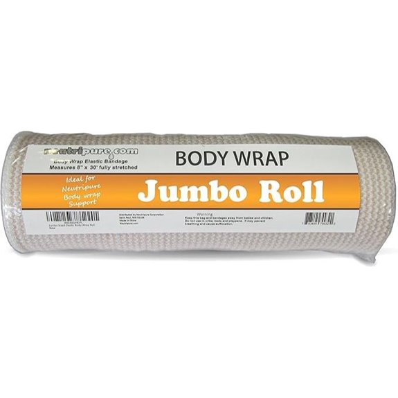 Neutripure Elastic Body Wrap Bandage 8-Inch Jumbo Roll