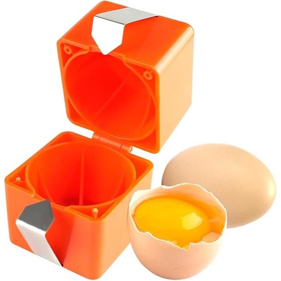 ABS Egg Cracker with Stainless Steel Separator
