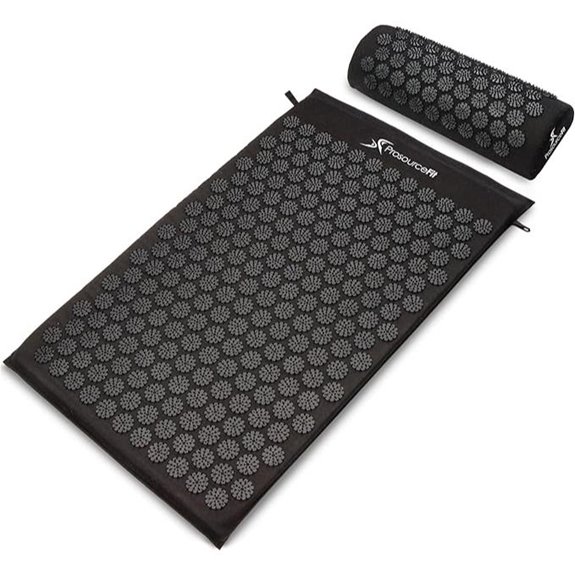 ProsourceFit Acupressure Mat and Pillow Set for Back Pain Relief