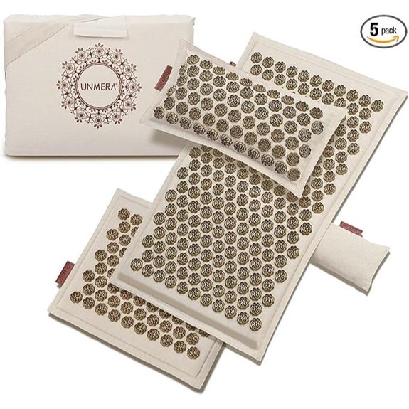 UNMERA Acupressure Mat and Pillow Set for Pain Relief