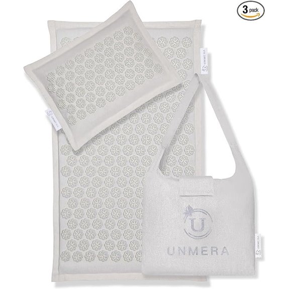 UNMERA Acupressure Mat and Pillow Set for Pain Relief