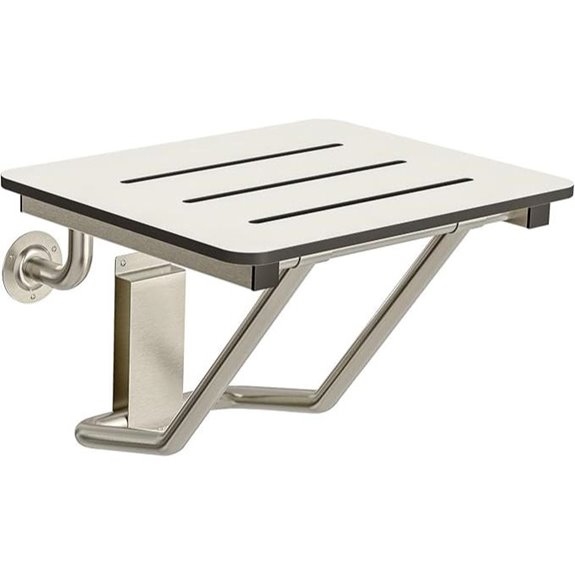 ADA Compliant Folding Shower Seat Bench 400 lbs