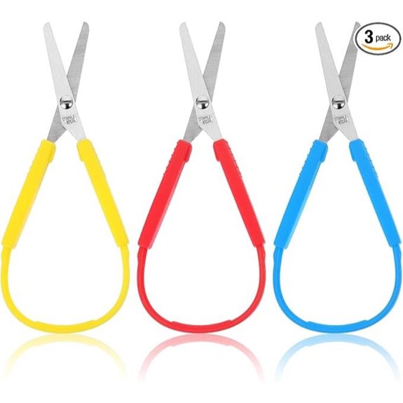 Ouligay Mini Loop Scissors - Adaptive Grip