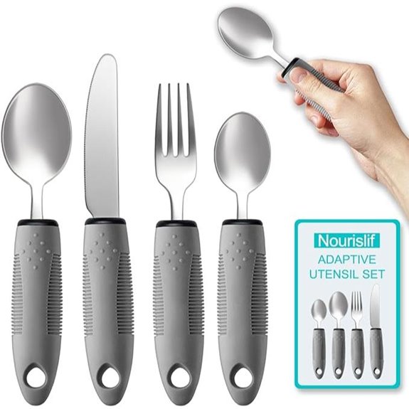 Adaptive Utensils for Hand Tremors Arthritis & Seniors