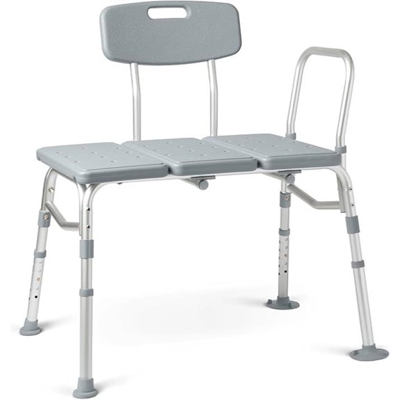adjustable bathtub transfer bench