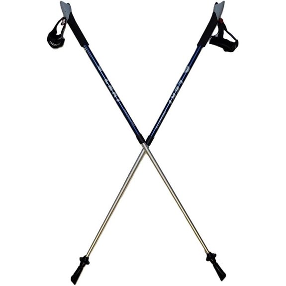 LEKI Nordic Walking Pole Adjustable Dark Blue
