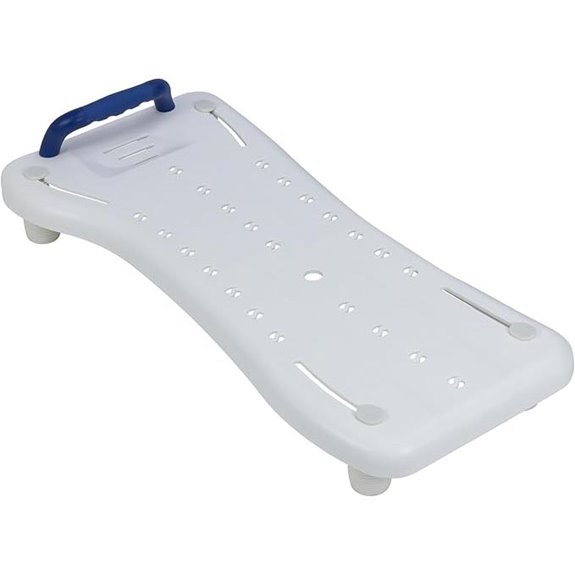 Adjustable Bathtub Shower Bench with Non-Slip Seat