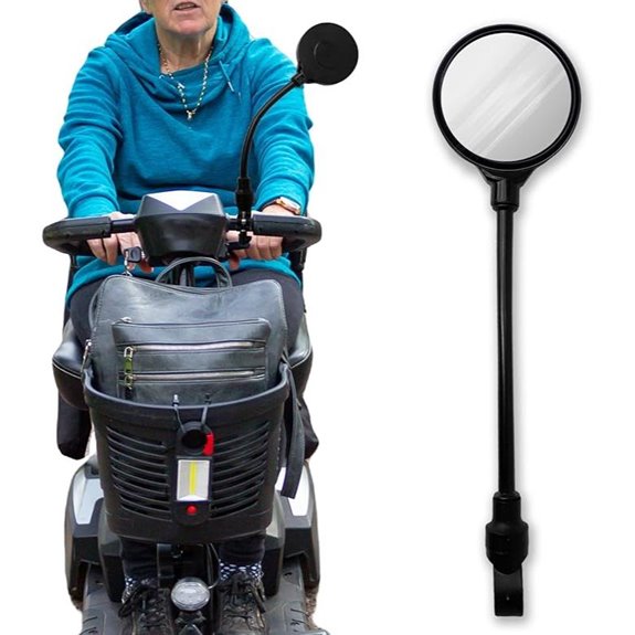 Mobility Scooter Adjustable Rear View Mirror