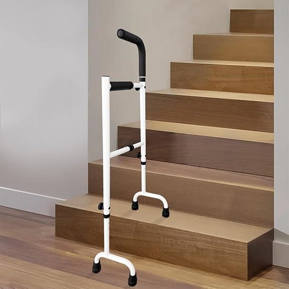 Adjustable Stair Climbing Assist Cane with Foam Handles