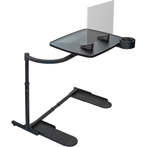 Stander Wonder Tray Adjustable Swivel Table (XL Black)