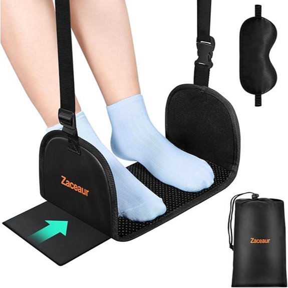 Airplane Foot Hammock for Travel & Relaxation