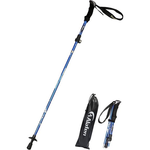 Aluminum Collapsible Trekking Hiking Pole (Unisex Fit)
