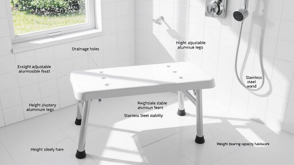 amputee safe transfer benches