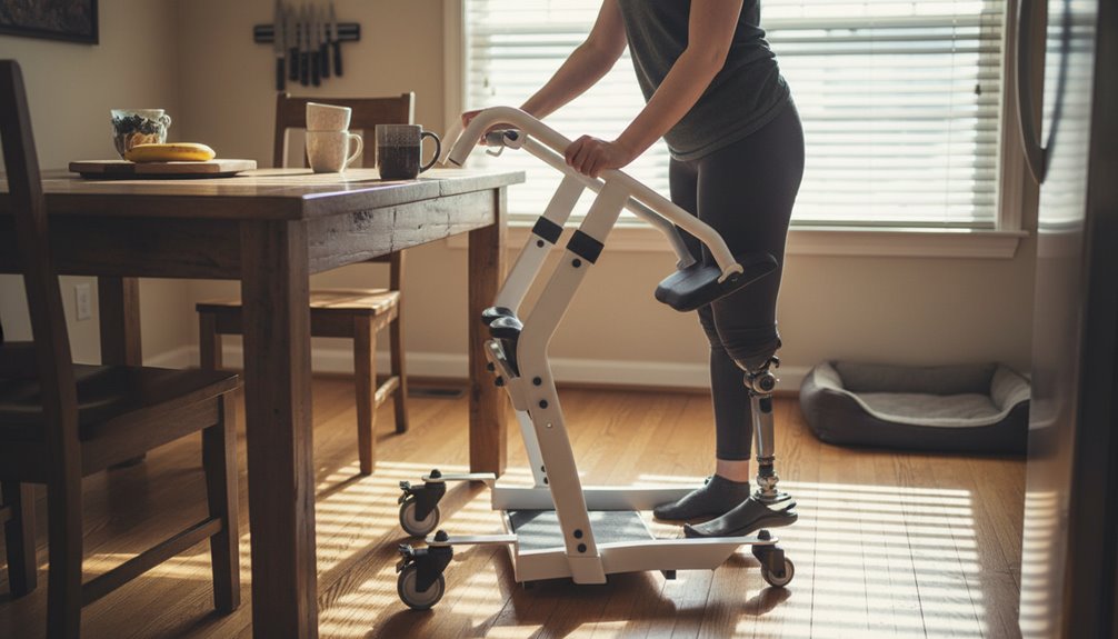 amputee standing lift solutions