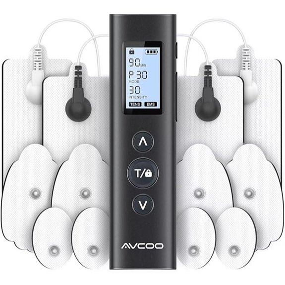 AVCOO 30 Modes TENS EMS Muscle Stimulator for Pain Relief