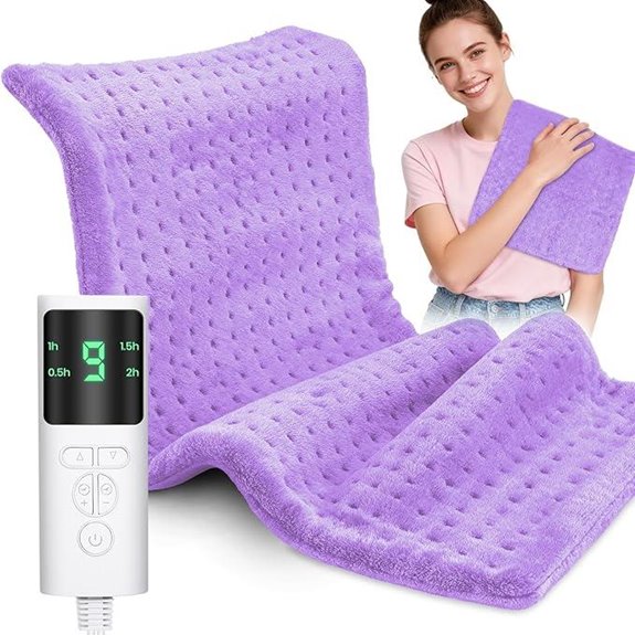 Electric Heating Pad for Back Pain Relief (24x12)