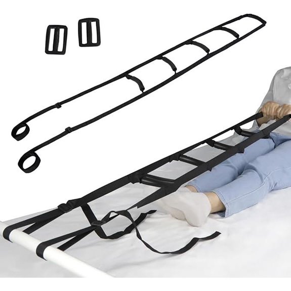Bed Ladder Assist with Non-Slip Handles for Elderly & Disabled