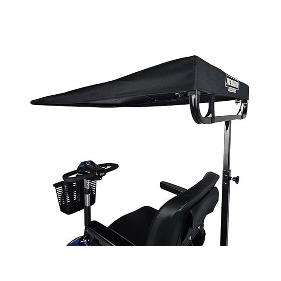 Sunshade Canopy for Mobility Scooters (Black)