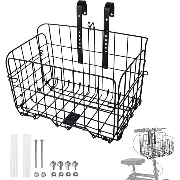 Knee Scooter Removable Wire Basket (Black)