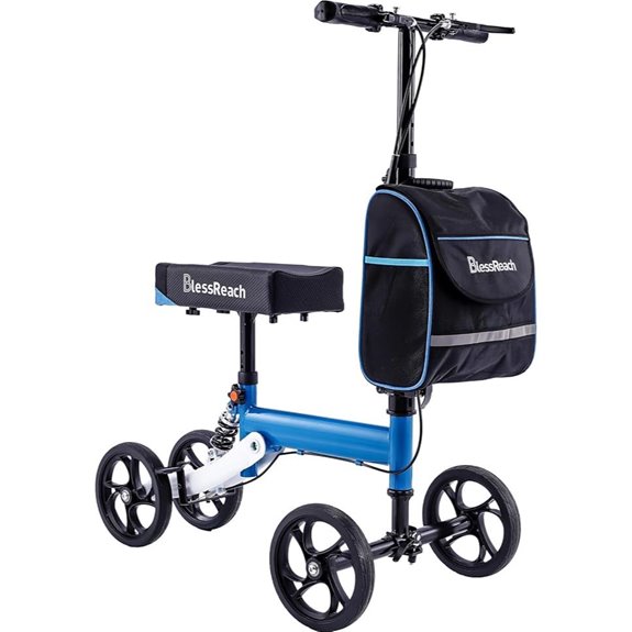 Steerable Knee Walker Medical Scooter (WB-2105 Blue)
