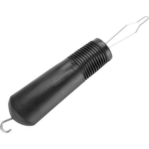 Button Hook with Zipper Pull Dressing Aid