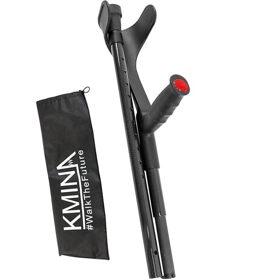 KMINA Carbon Fiber Foldable Forearm Crutch (PRO Model)