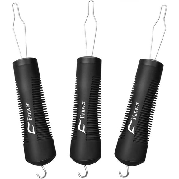 Button Hook Tool with Comfort Wide Grip