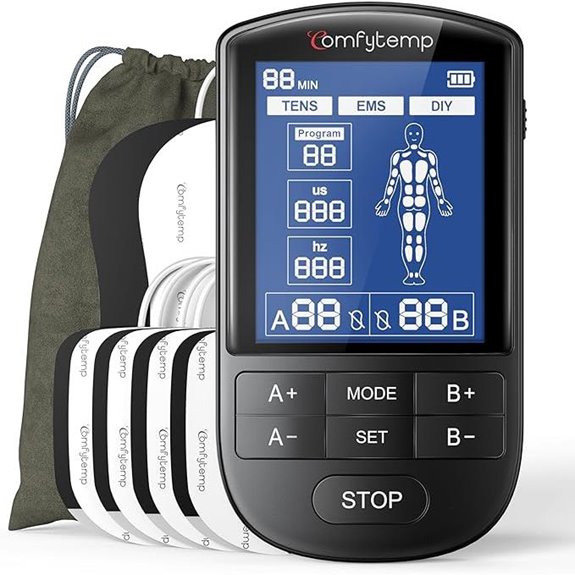 Comfytemp TENS Unit Muscle Stimulator for Pain Relief (24 Modes)