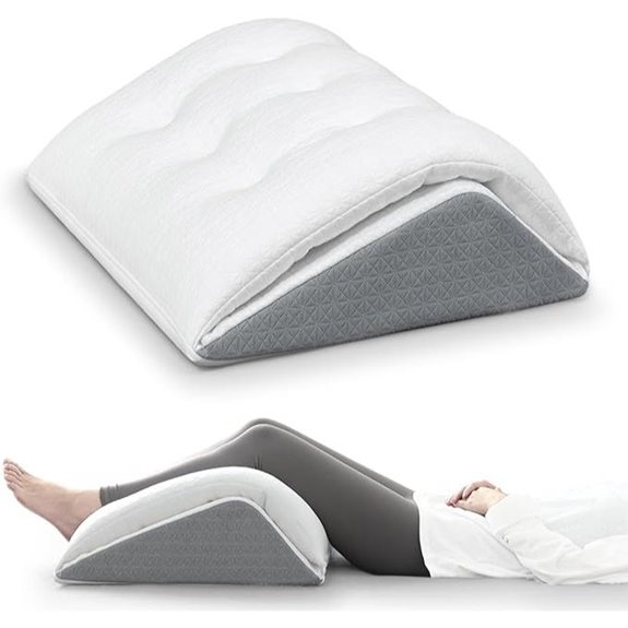 Shinnwa Convertible Knee Wedge Pillow for Back Sleeping