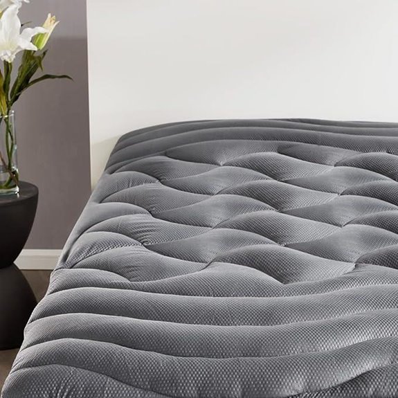 Sleep Zone Cooling Queen Mattress Topper Cover