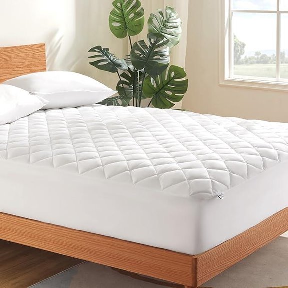 SLEEP ZONE Cooling King Mattress Pad Non Slip