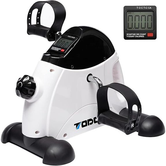 TODO Mini Exercise Bike Pedal Exerciser with Digital Monitor