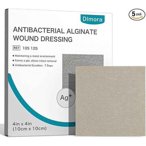 Dimora Silver Calcium Alginate Wound Dressing (5-Pack)