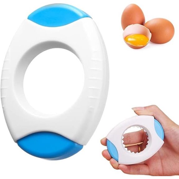 Shell Opener and Cutter for Boiled Eggs
