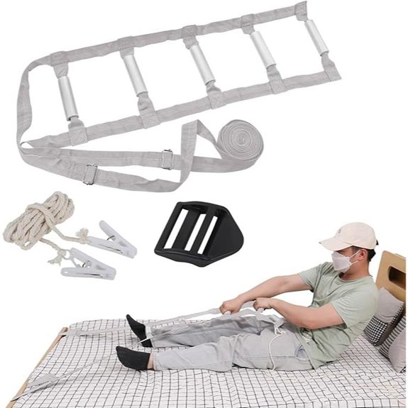 ZUEXT Bed Ladder Assist with 5 Handles for Elderly Patients