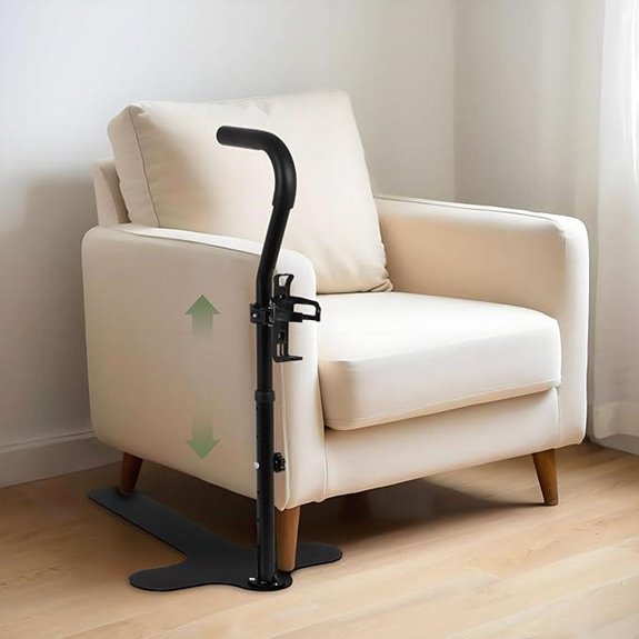 GCCSJ Couch Stand Assist Aid for Elderly (Black)