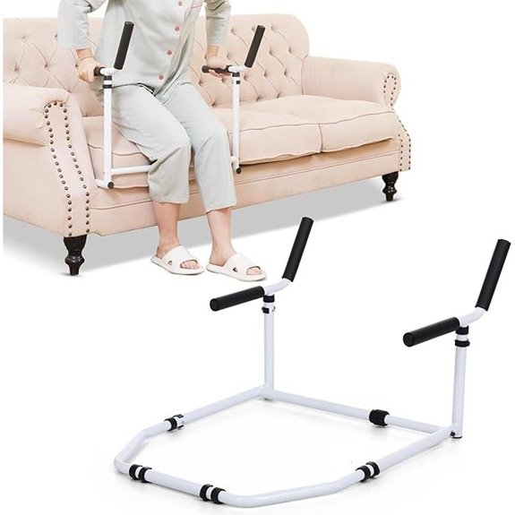 Fanwer Stand Assist for Couch and Sofa Elderly Lift Aid Black
