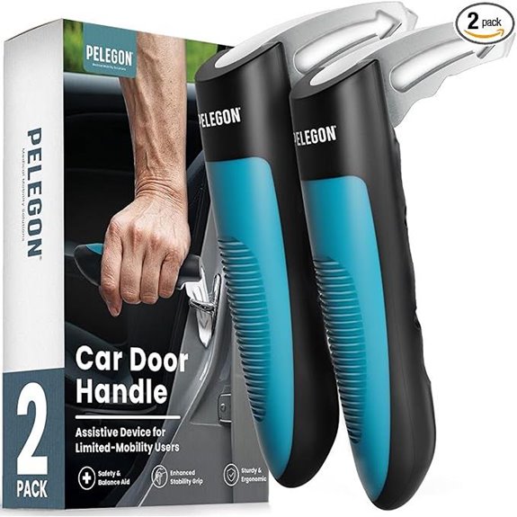 PELEGON Car Door Handle for Elderly (2-Pack)