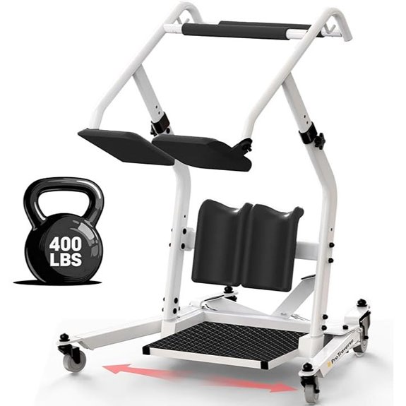 Stand Assist Patient Lift Chair for Elderly (400 lbs Black)