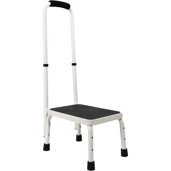 Sattiyrch Step Stool with Handle for Elderly (350lb Capacity)