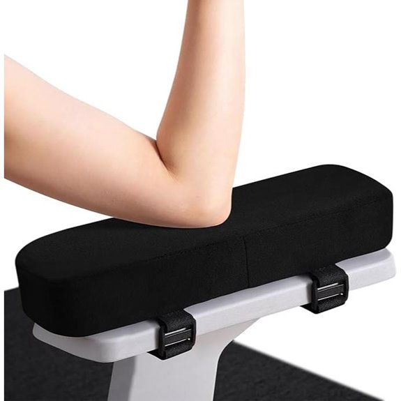 Smiry Ergonomic Memory Foam Armrest Pads (2-Pack)