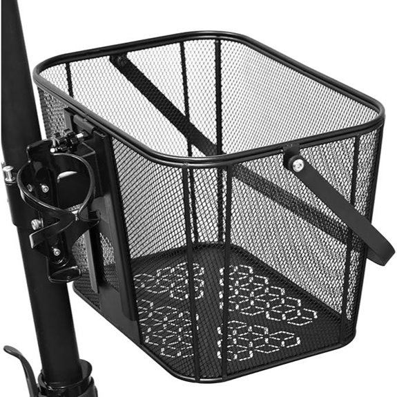 Scooter Basket Extra Large 130lb Capacity Removable Front