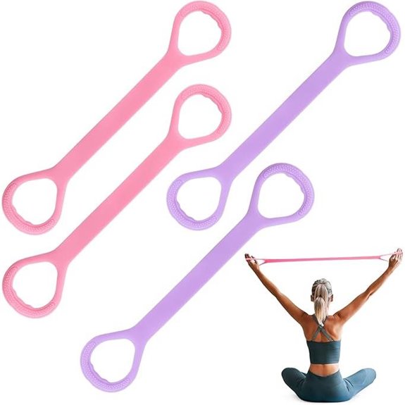 Figure 8 Fitness Resistance Bands 4-Pack
