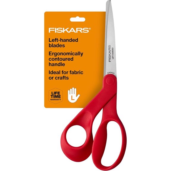 Fiskars Left-Handed Scissors 8 with Comfort Grip