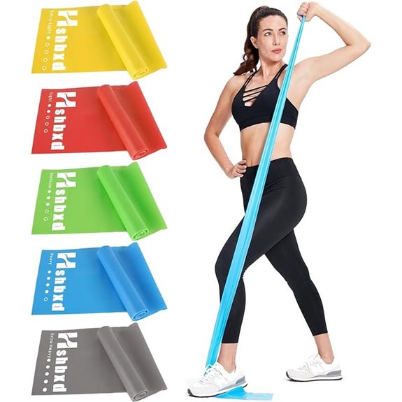 Resistance Bands for Workout Rehab & Yoga