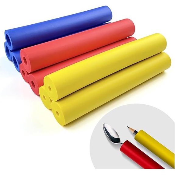 9pc Foam Grip Tubing for Utensils and Pens