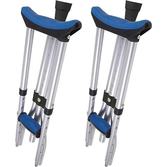Carex Folding Aluminum Under Arm Crutches for Adults & Kids