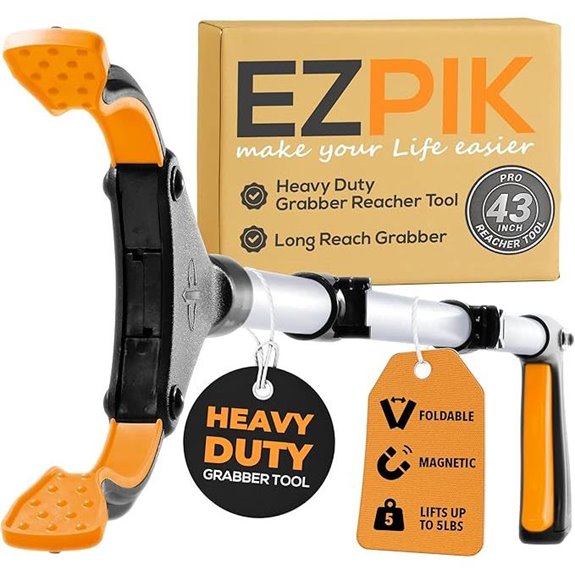 EZPIK Pro Foldable Grabber Reacher Tool for Seniors