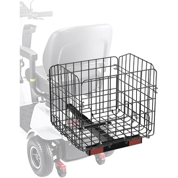 VEVOR Folding Metal Rear Scooter Cargo Basket